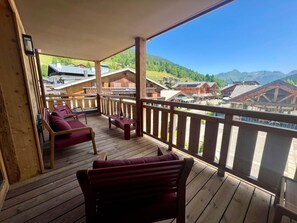 Property grounds - Family comfort in Les Gets, 3 beds, 9 ppl, Wi-Fi, parking (Les Gets)