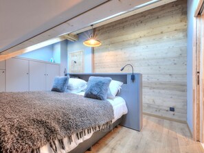 2 bedrooms, free WiFi, bed sheets - 3-room apartment, 4 ppl, near center and gondola, WiFi (Saint-Gervais-les-Bains)