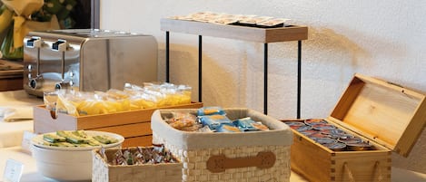 Gratis frukostbuffé varje dag
