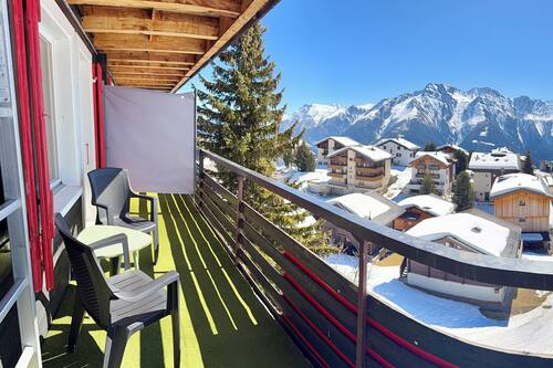 Chambre Double, balcon, vue montagne | Vue depuis le balcon