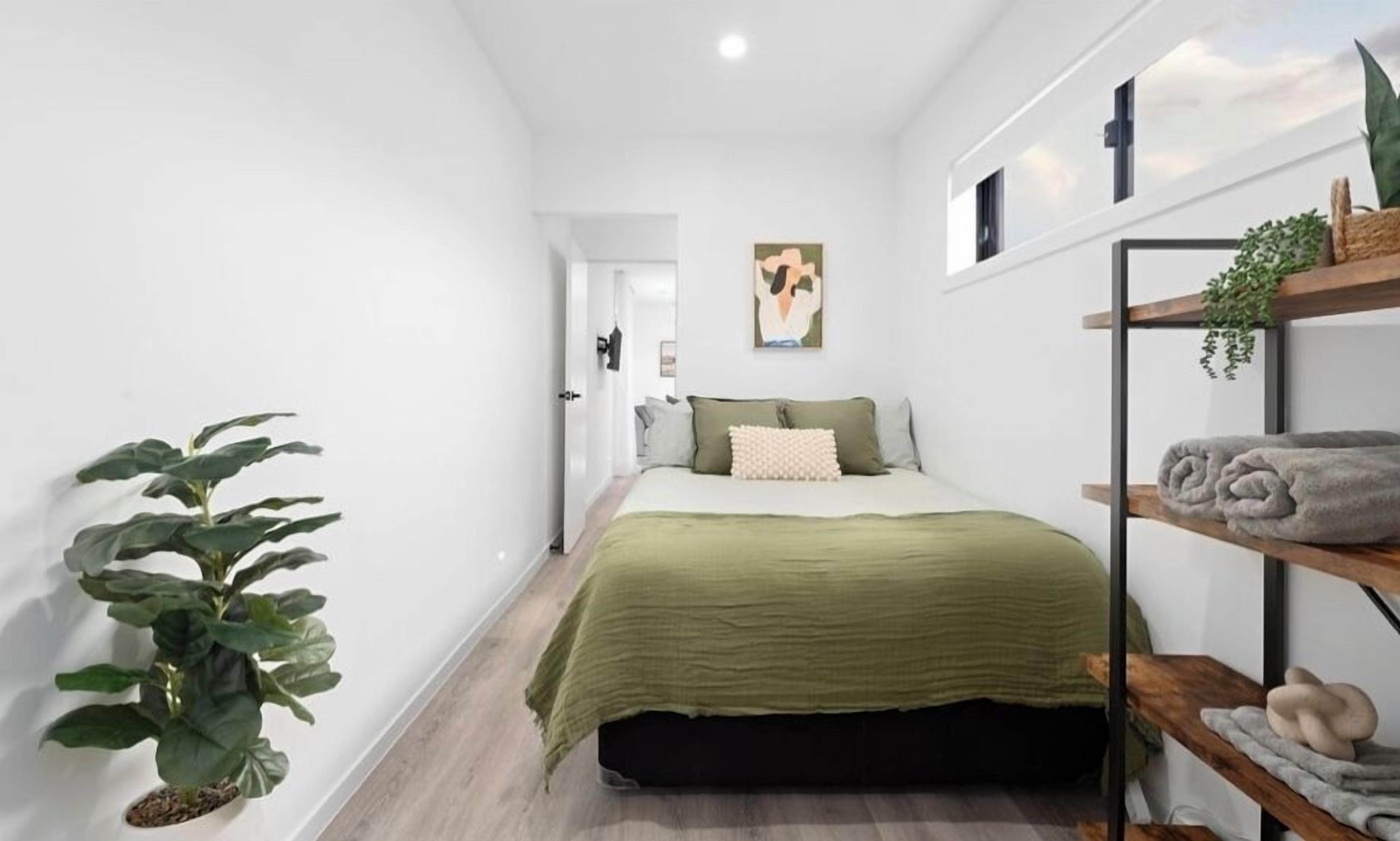 1 habitación y ropa de cama 