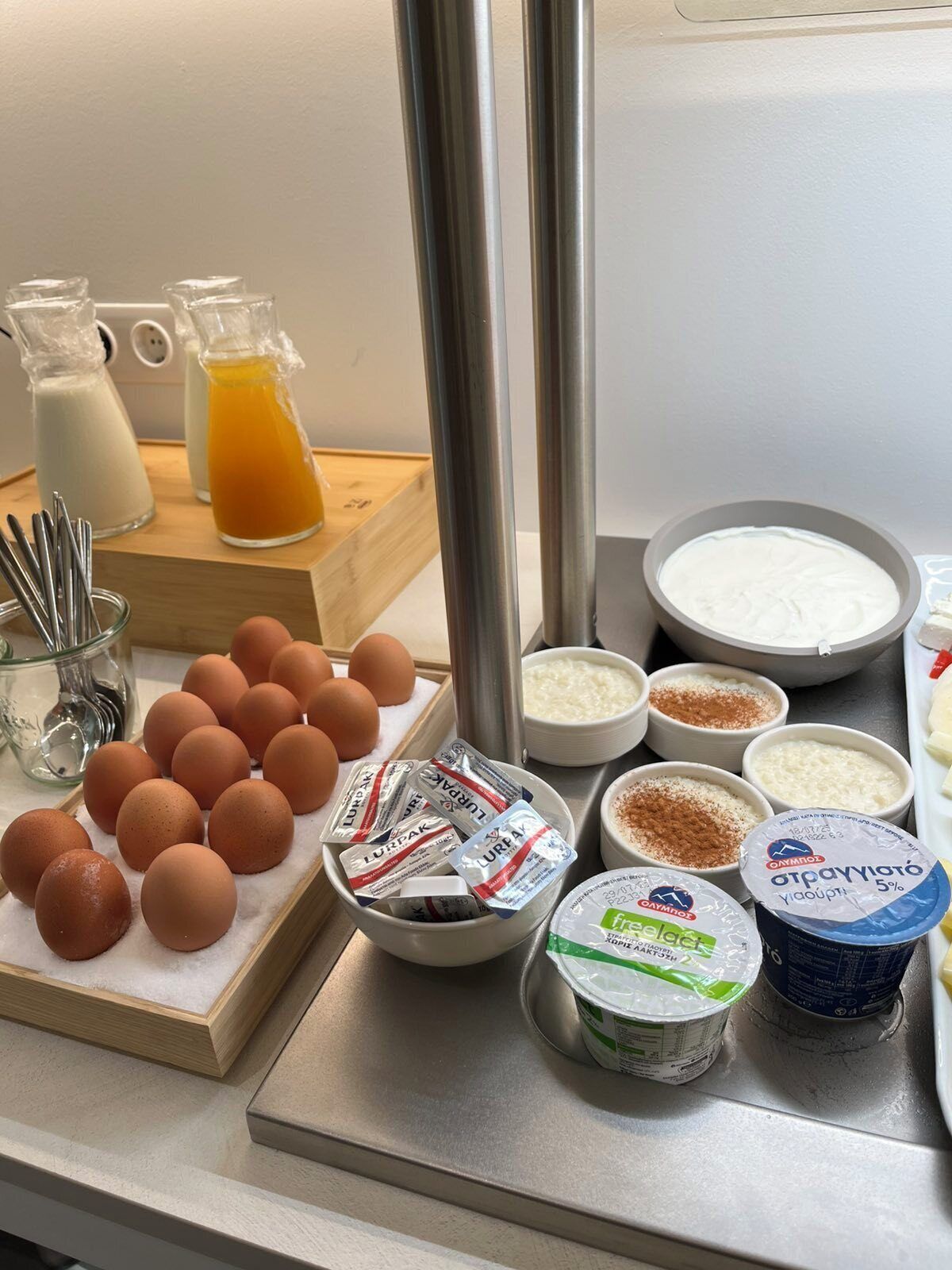 Desayuno estilo bufé