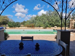 Pool - Riad Ahlam villa with swimming pool surrounded by argan trees (Essaouira)
