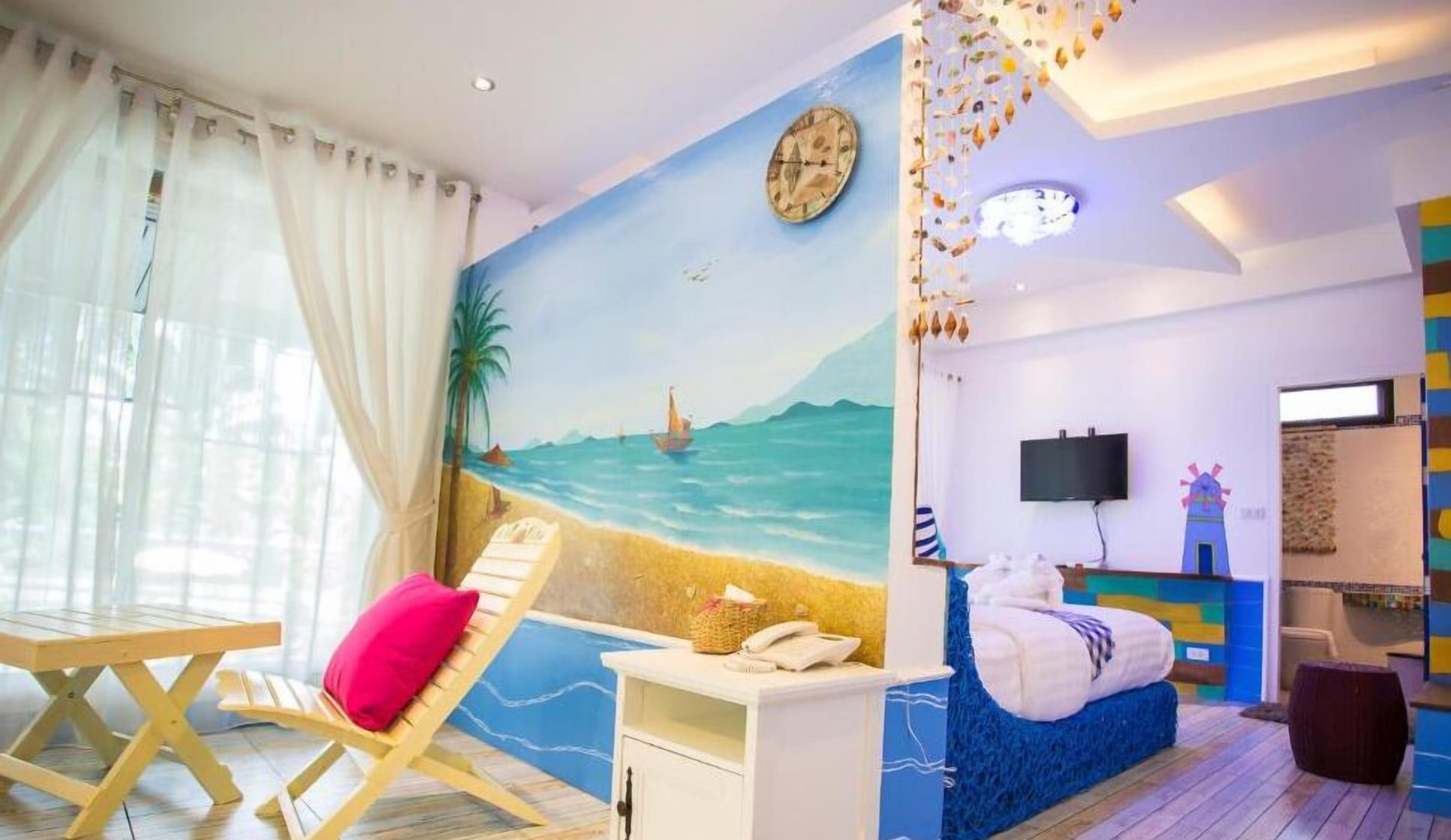 华丽客房 | 起居区 | 43-英寸纯平电视（配备有线频道）