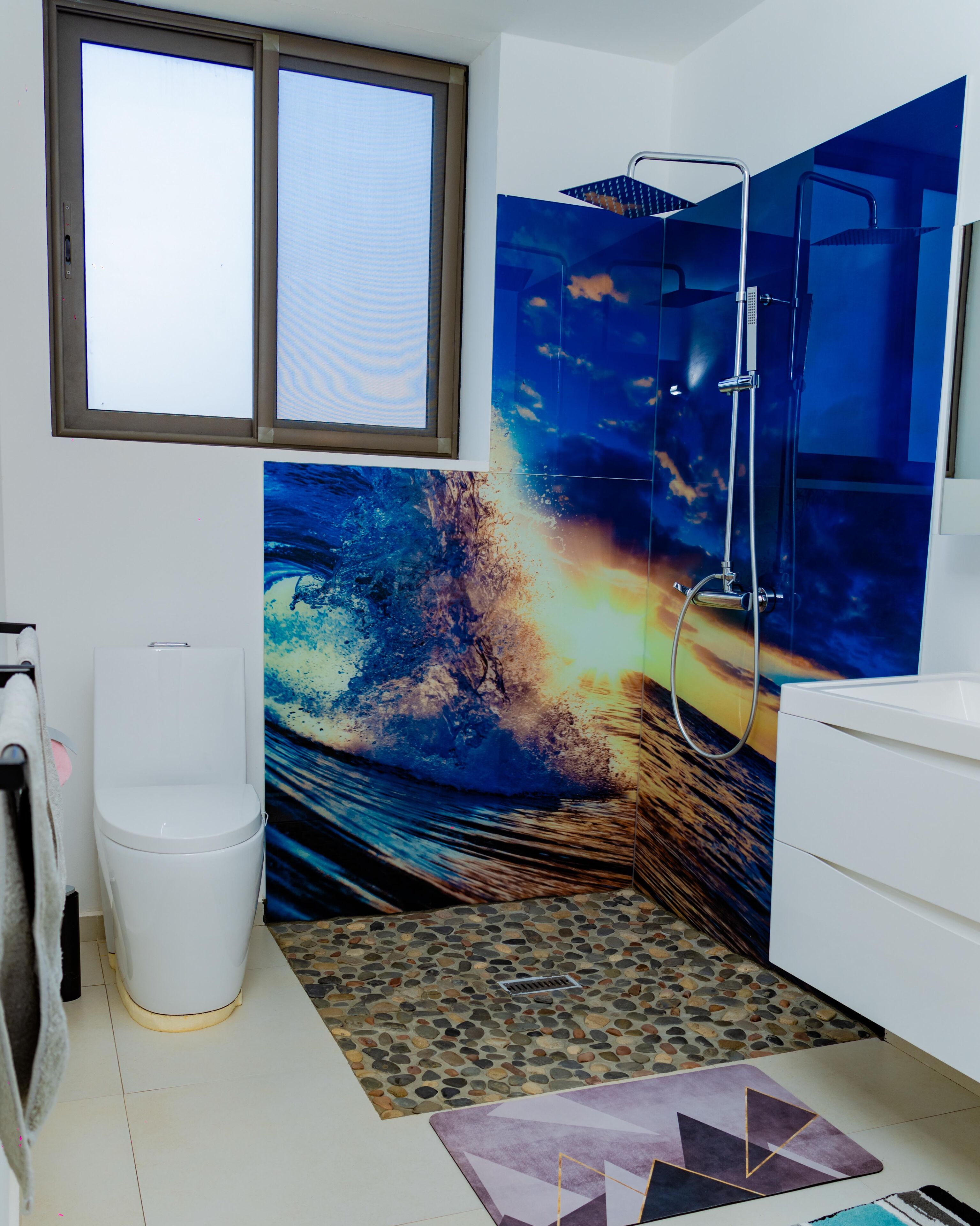 Comfort Villa, Multiple Beds, Balcony, Sea View | Bathroom