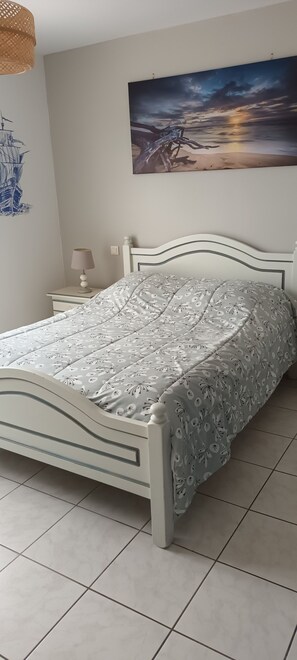 3 bedrooms, free WiFi, bed sheets - Apartment with pool (Le Crotoy)