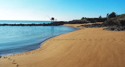 600 m de la plage, maison pour 4 adultes 2 enfants