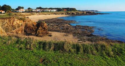 600m from the beach, house for 4 adults 2 children