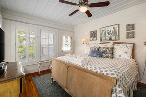 3 bedrooms, desk, iron/ironing board, free WiFi - Pet-friendly Cottage w/ Pool + Spa, Parking, Steps to Beach by Tybee Cottages (Tybee Island)