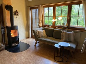 Fernseher, Kamin