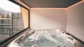 Bastu och bubbelpool