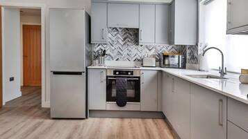 Microwave, oven, dishwasher, highchair