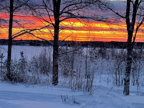 숙박 시설에서 보는 주변 전망
