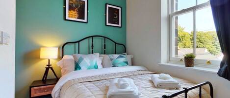 1 غرفة نوم وواي فاي مجانًا وملاءات أسرّة