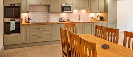 Microwave, oven, dishwasher, highchair
