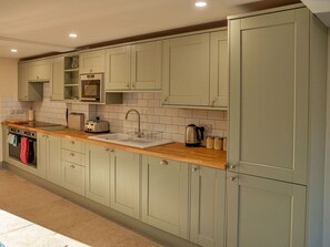 Microwave, oven, dishwasher, highchair