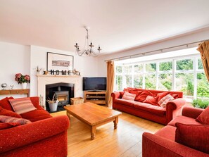 Fireplace, DVD player