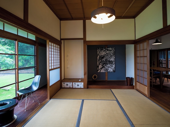Ferienhaus im japanischen Stil, Gartenblick | Kostenloses WLAN, Bettwäsche