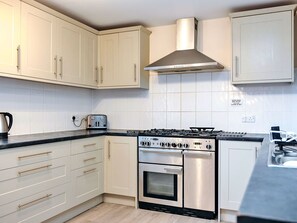 Microwave, oven, dishwasher, high chair