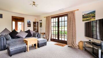 TV, fireplace, DVD player
