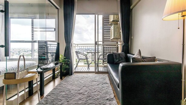 Condo, 1 Bedroom, Balcony, City View | Balcony - TC Contel At True Digital Park (Bangkok)