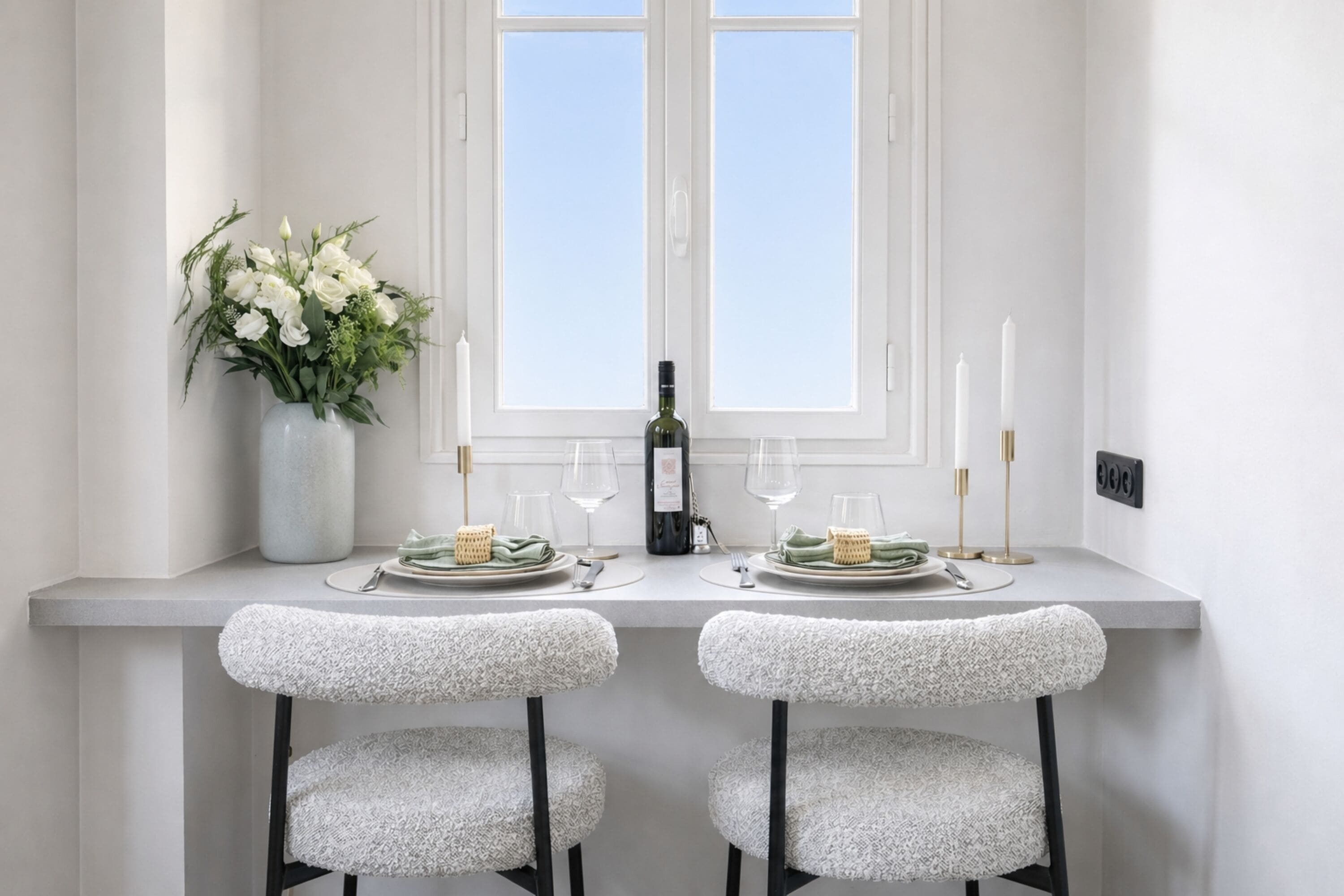 Superior Apartment, Courtyard View | Private kitchen | Espresso maker, electric kettle, toaster, freezer