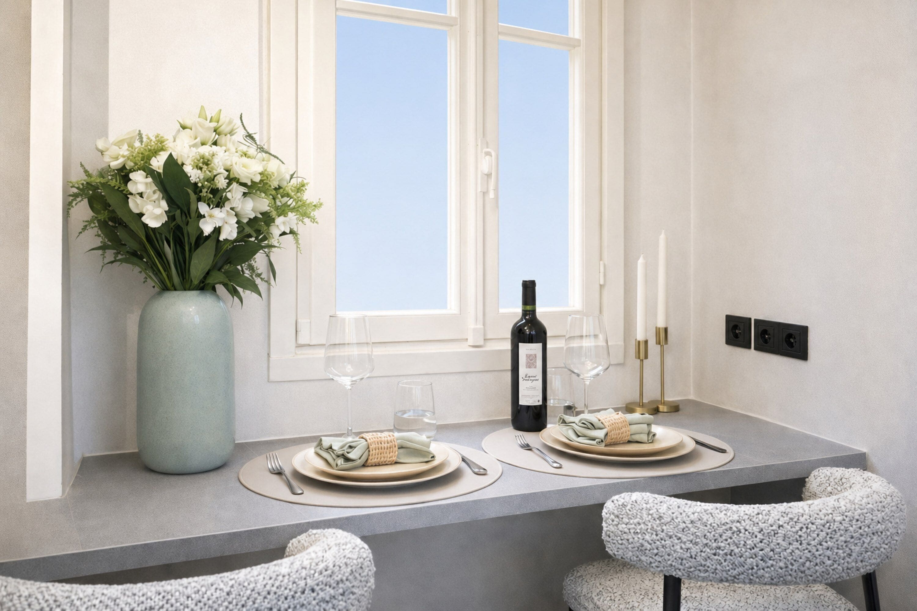 Superior Apartment, Courtyard View | Private kitchen