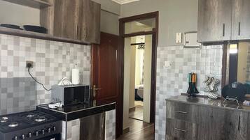 Microwave, oven, stovetop