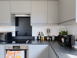Microwave, oven, dishwasher, highchair