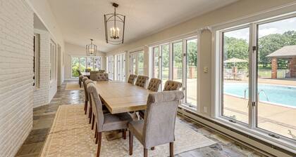 Pool, Lake & Patio: Sweeping De Soto Estate