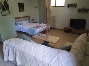 1 chambre, fer et planche à repasser, Wi-Fi, draps fournis