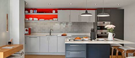 Microwave, oven, dishwasher