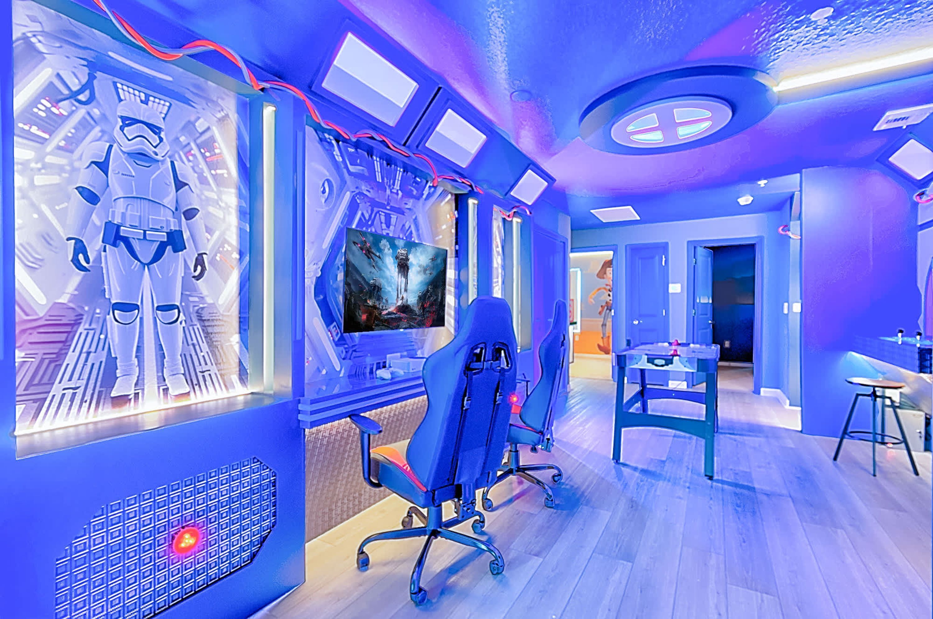 5 habitaciones y acceso a internet 