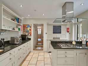 Microwave, oven, dishwasher, high chair