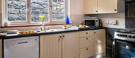 Microwave, oven, dishwasher, toaster