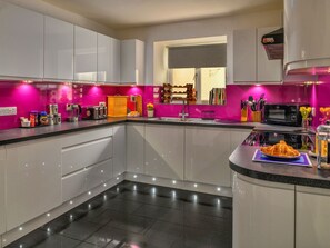 Microwave, oven, dishwasher, toaster