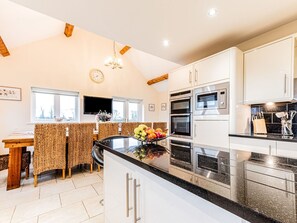 Microwave, oven, dishwasher, highchair