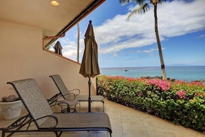 Condo, 2 Bedrooms | Terrace/patio - Makena Surf, #f-107 2 Bedroom Condo (Kihei)