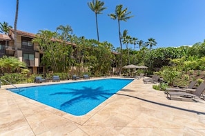 Condo, 2 Bedrooms | Pool | A heated pool - Makena Surf, #f-107 2 Bedroom Condo (Kihei)