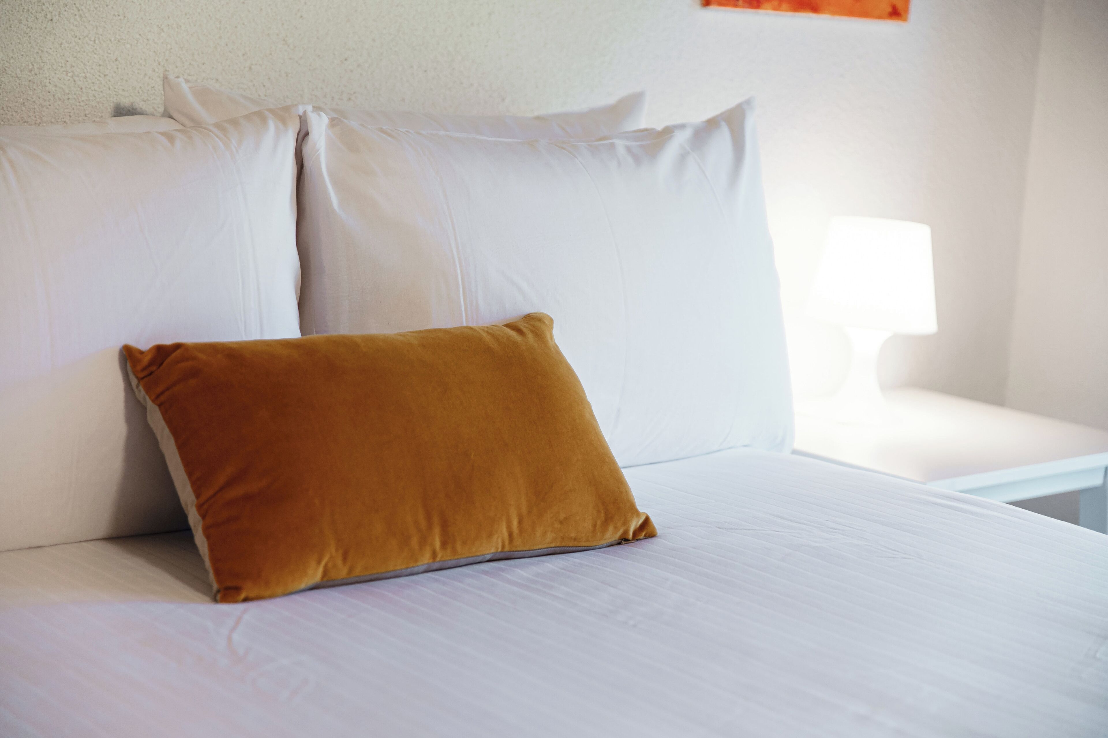 Couette en duvet d'oie, fer et planche à repasser, draps fournis