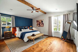 4 chambres, fer et planche à repasser, accès au Wi-Fi (inclus)