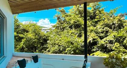 Gorgeous 3-bedroom penthouse + jacuzzi + pool, relaxing mountain view Anapoima