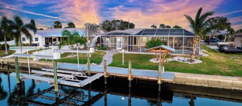 Waterfront Oasis with Pool, Spa + Lanai Bar - Simply Blessed