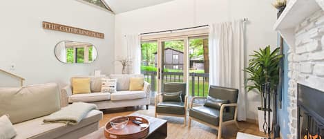 Smart TV, fireplace, offices
