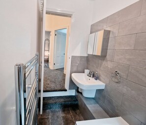 Shower, hair dryer