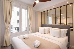 Premium Apartment, Courtyard View | Iron/ironing board, travel crib, free WiFi, bed sheets