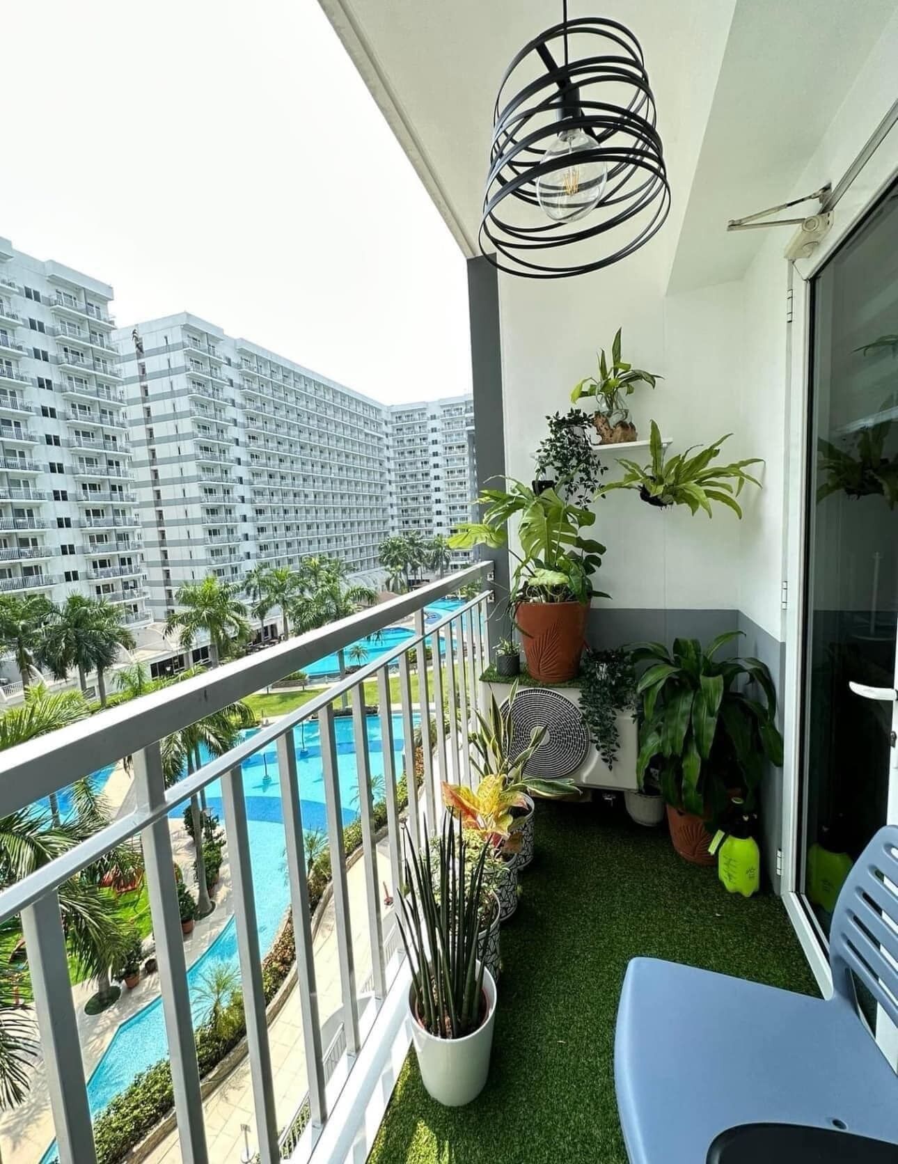 公寓式客房, 1 间卧室, 私人游泳池, 城市景观 | 阳台