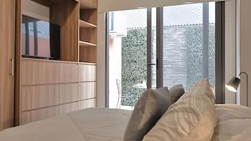 2 室のベッドルーム、ベッドシーツ