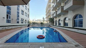 Pool - Free housekeeping visits during your stay - StayShort - Chic Balcony Studio in the Heart of JVC! (Jumeirah Village Circle)