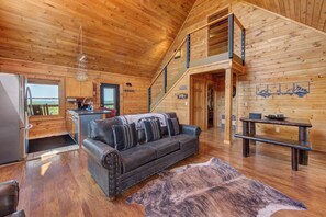 Televisie en een open haard